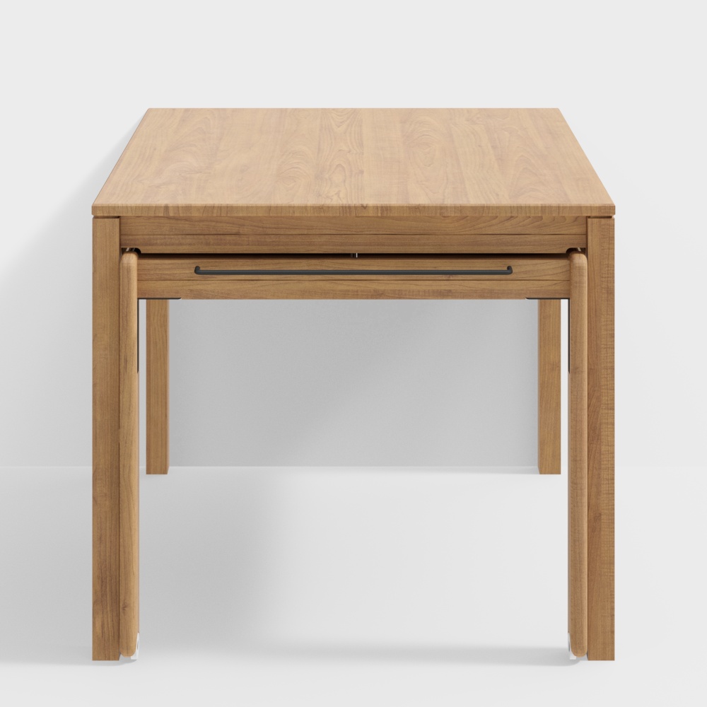 เฟอร์นิเจอร์ Fanwu-โต๊ะขยายซีดไม่-860 โมเดล (แพ็ค)-ไม้เชอร์รี่