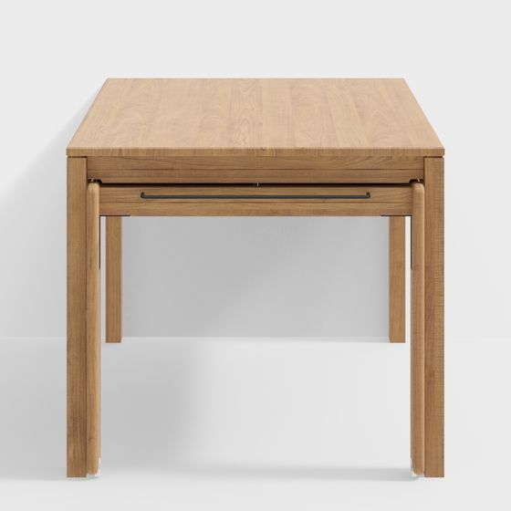 เฟอร์นิเจอร์ Fanwu-โต๊ะขยายซีดไม่-860 โมเดล (แพ็ค)-ไม้เชอร์รี่