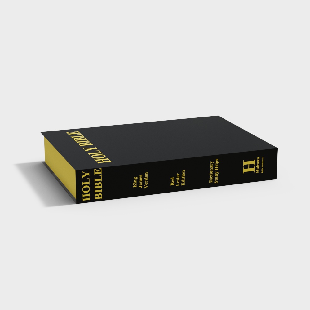 Low Poly 3D Model of the Holy Bible