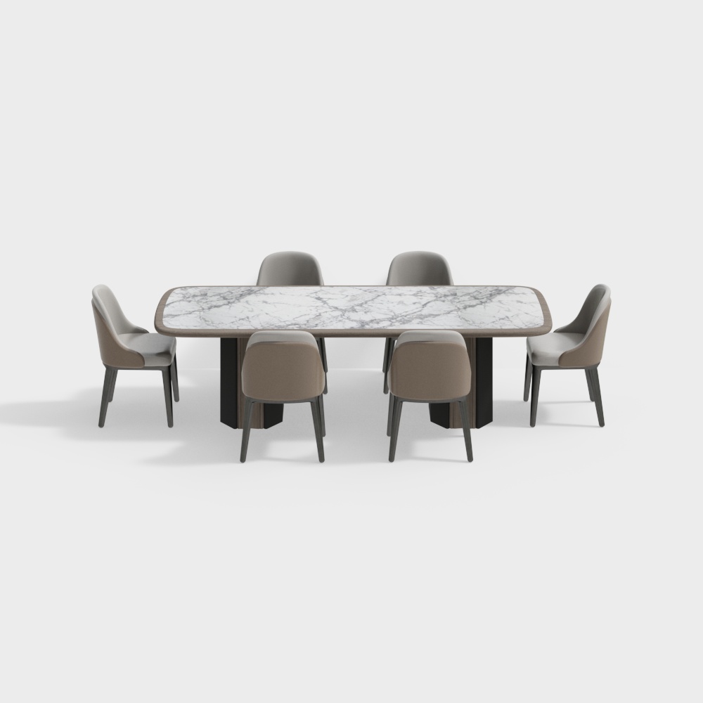 Modern Dining Table and Chairs Set