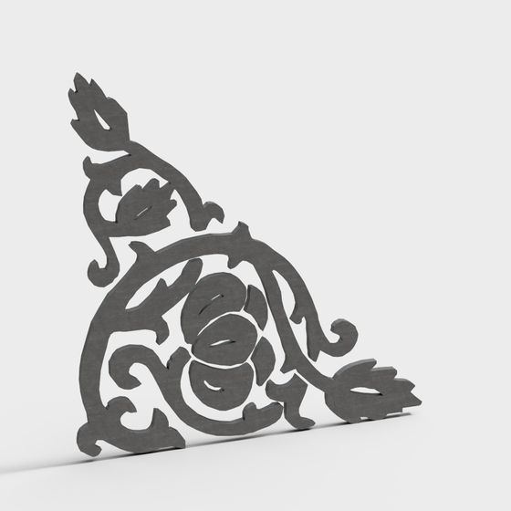 Victorian Scroll 3D model