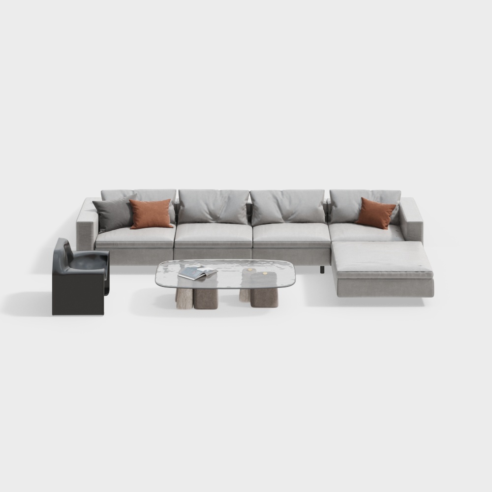 Modern Living Dining Room Sofa Set