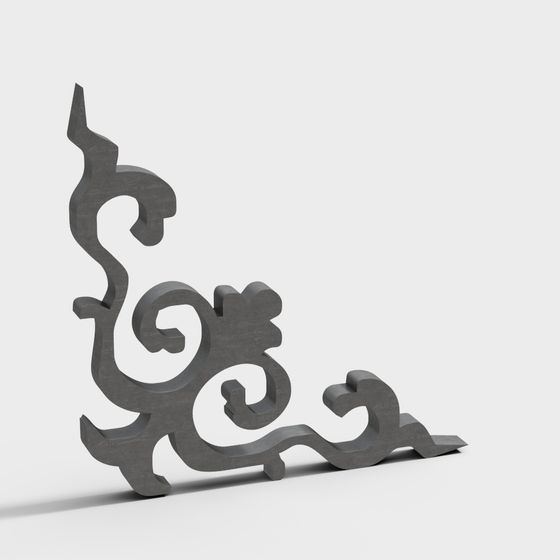 Winding Soul 3D model - Artistic Low-Poly Creation for Designers