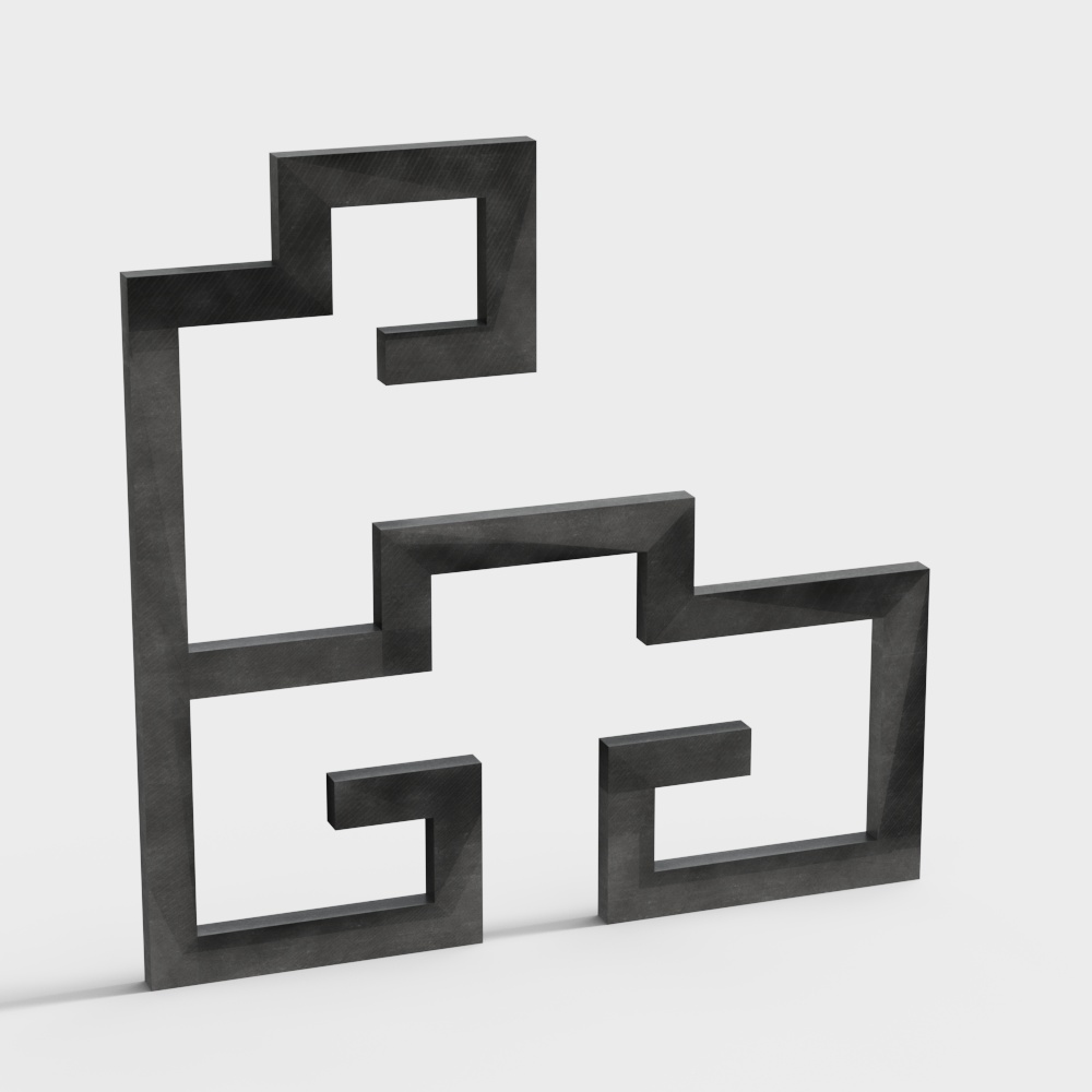 Unique Industrial Gear 3D Model