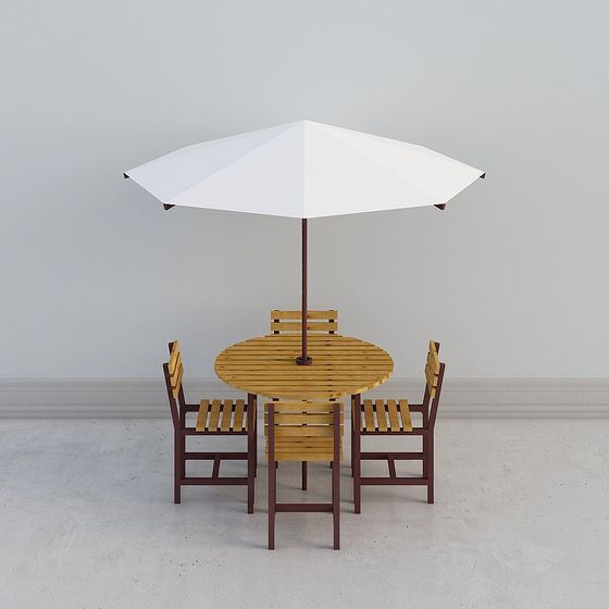 Outdoor Dining Set 3D model