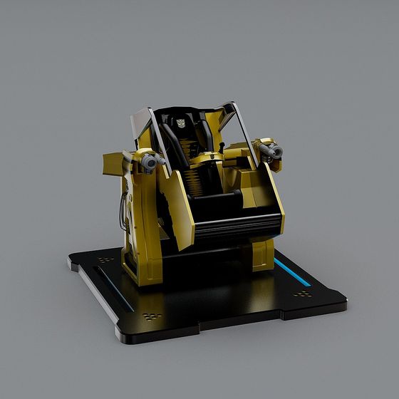 Mechanical War God 3D model