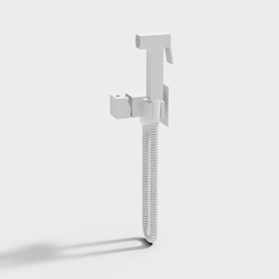 White Bidet 3D Model for Modern Bathrooms