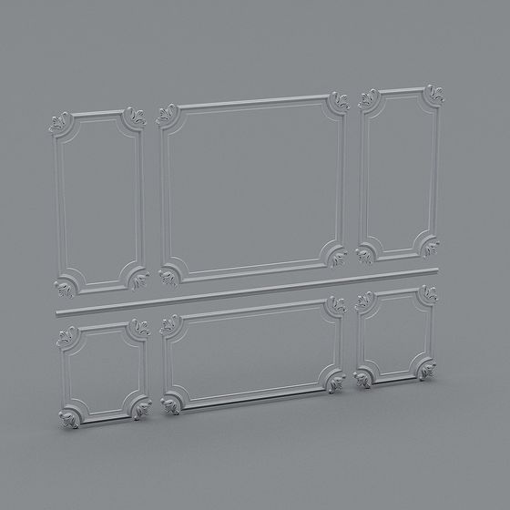 Traditional 3D Wall Relief Panel for Creative Designs