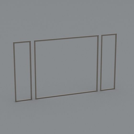 Urban Window Low-Poly 3D model