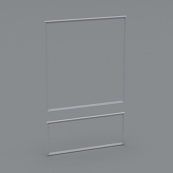 Stylish Dual-Level Display Rack 3D model