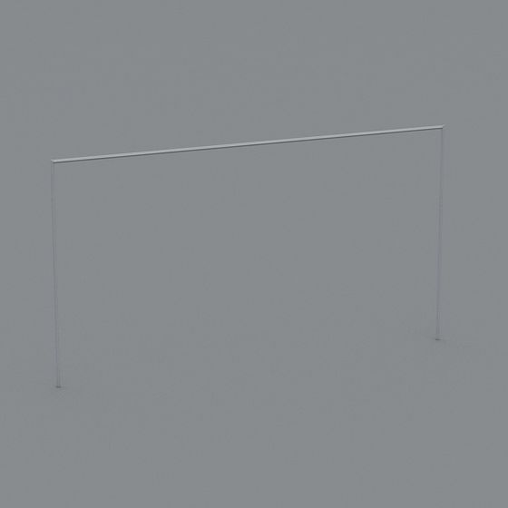 Minimalist Modern Football Goal 3D Model