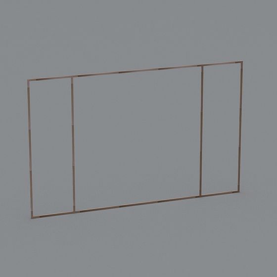 Transparent Glass Window 3D model for Modern Spaces