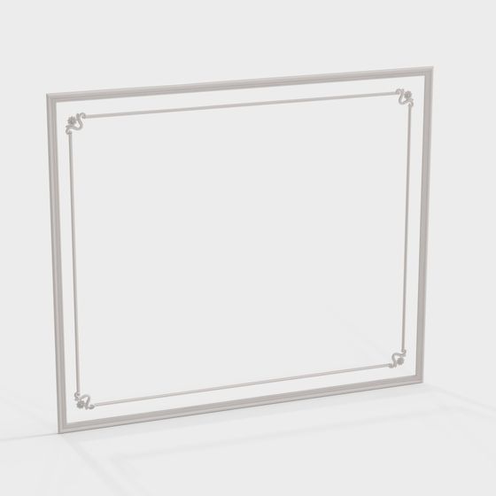 Elegant Frame 3D model for Creative Projects