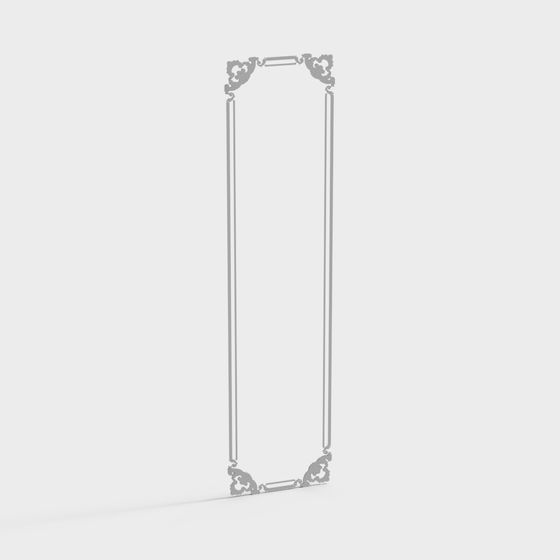 Classic Gate Low-Poly 3D Model