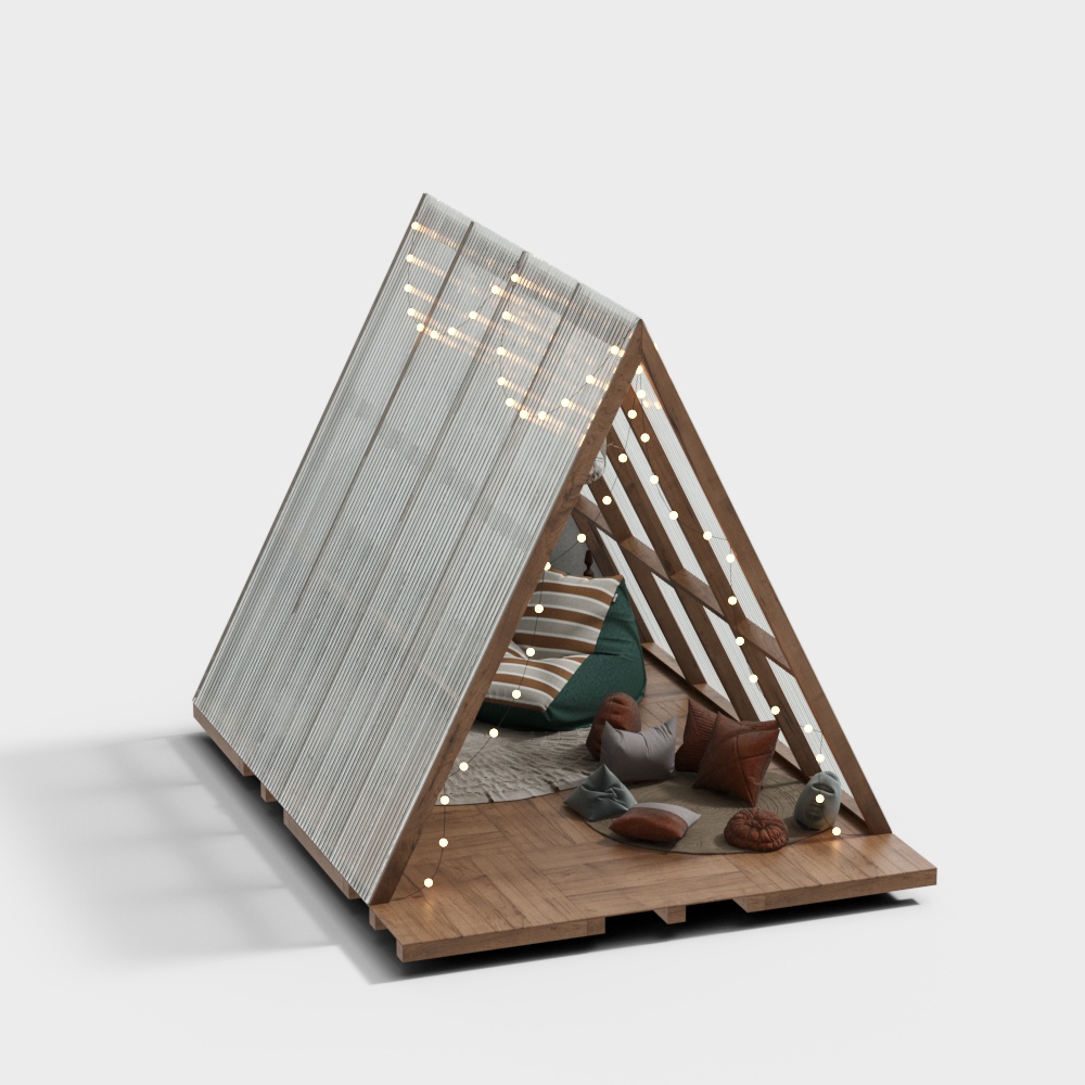 camping wooden house