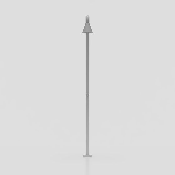 Elegant Minimalist Street Lamp 3D model