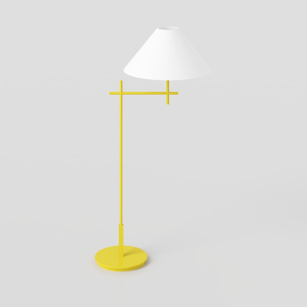 핵니 브릿지 암 플로어 램프