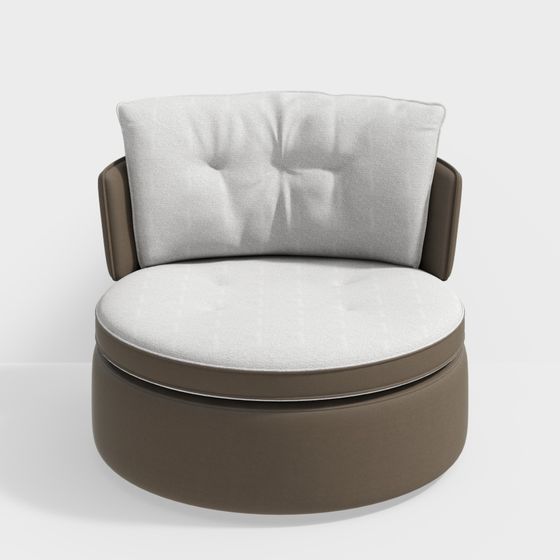 Cozy Curve Chair 3D model