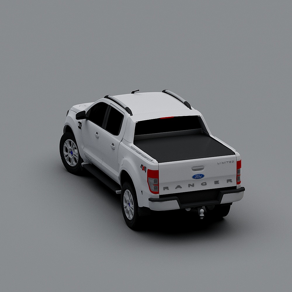Ford Ranger Pickup Truck 3D Model