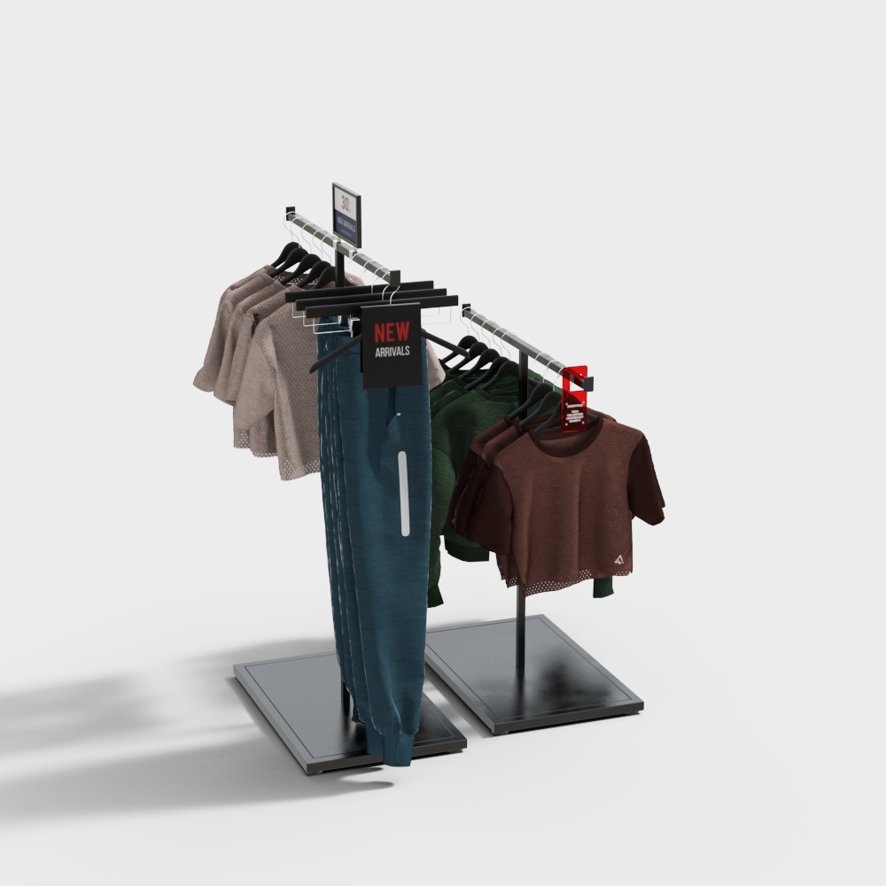 Modern clothing store clothes hanger