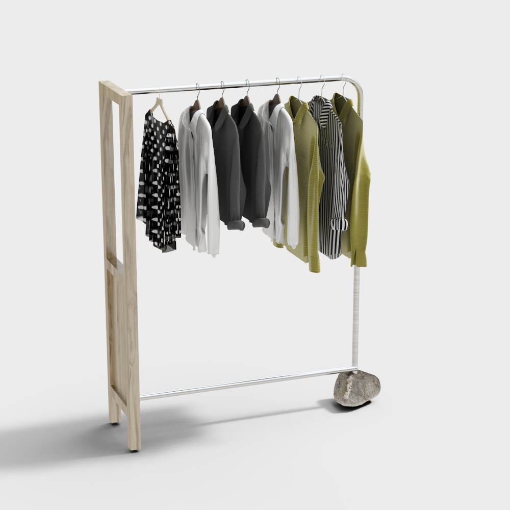 Modern clothing store clothes hanger