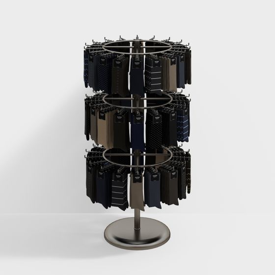 Stylish Rotating Display Stand 3D model