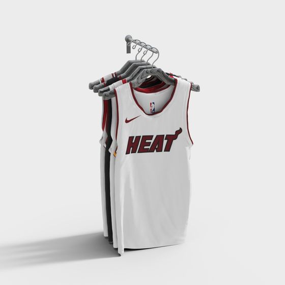 Miami Heat Jersey 3D Model for Creatives