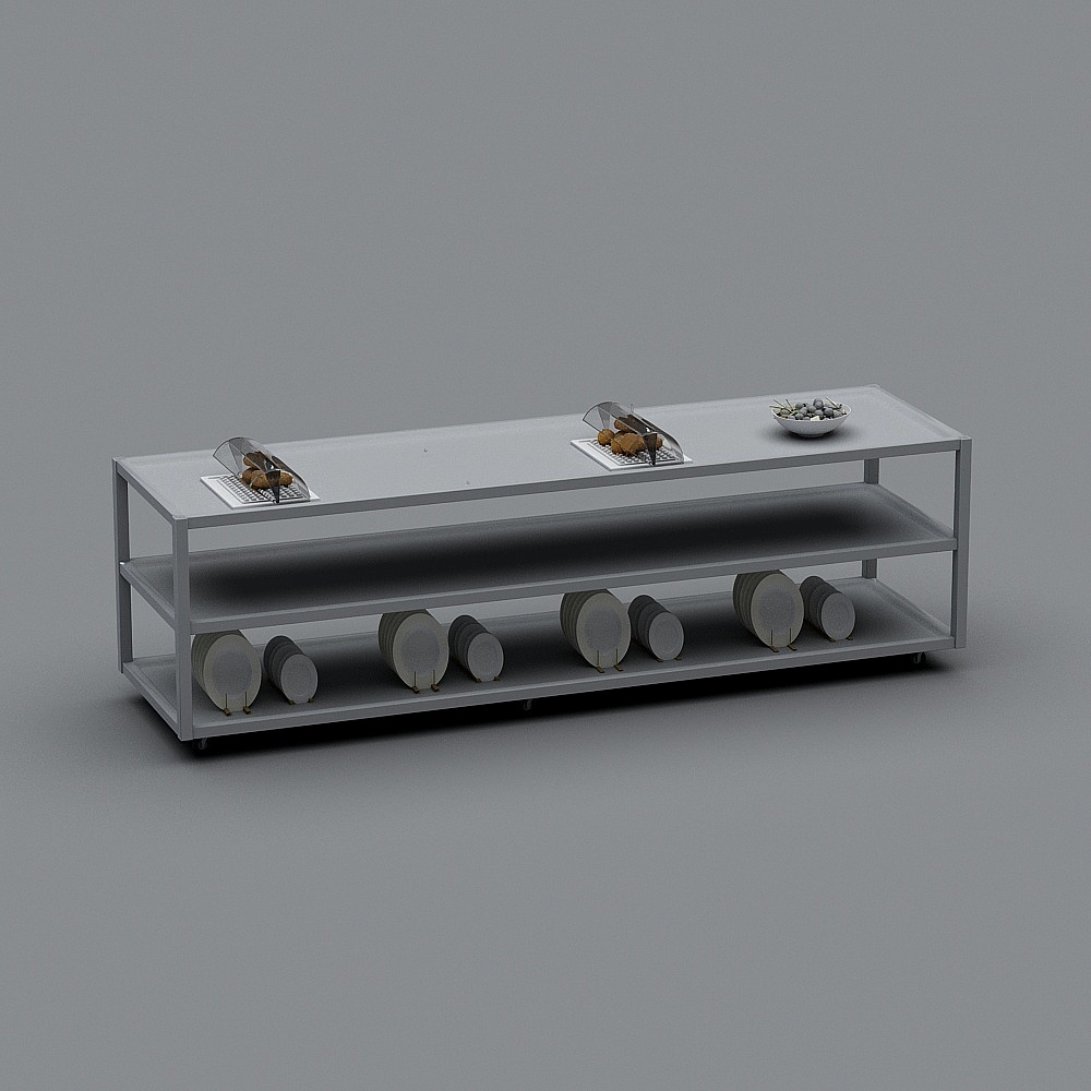 Urban Breakfast Bar 3D model