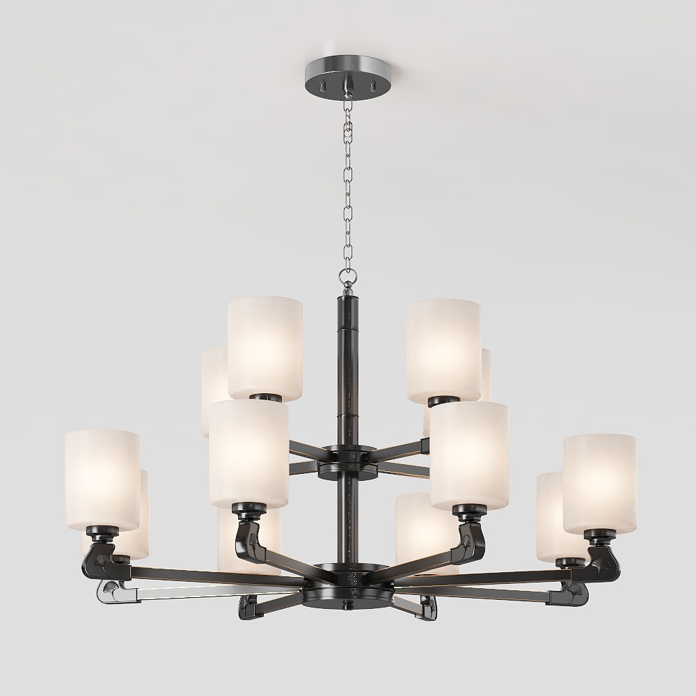 Đèn phòng khách phong cách Trung Hoa mới