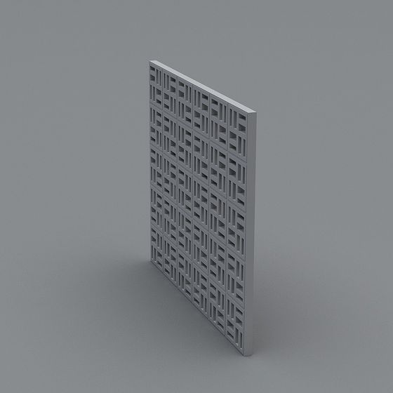Urban Grids 3D model for Contemporary Design
