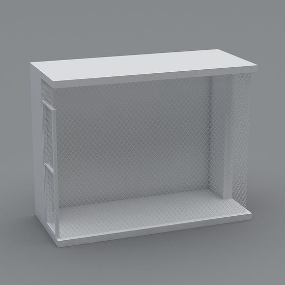 Cage Display Cabinet 3D model