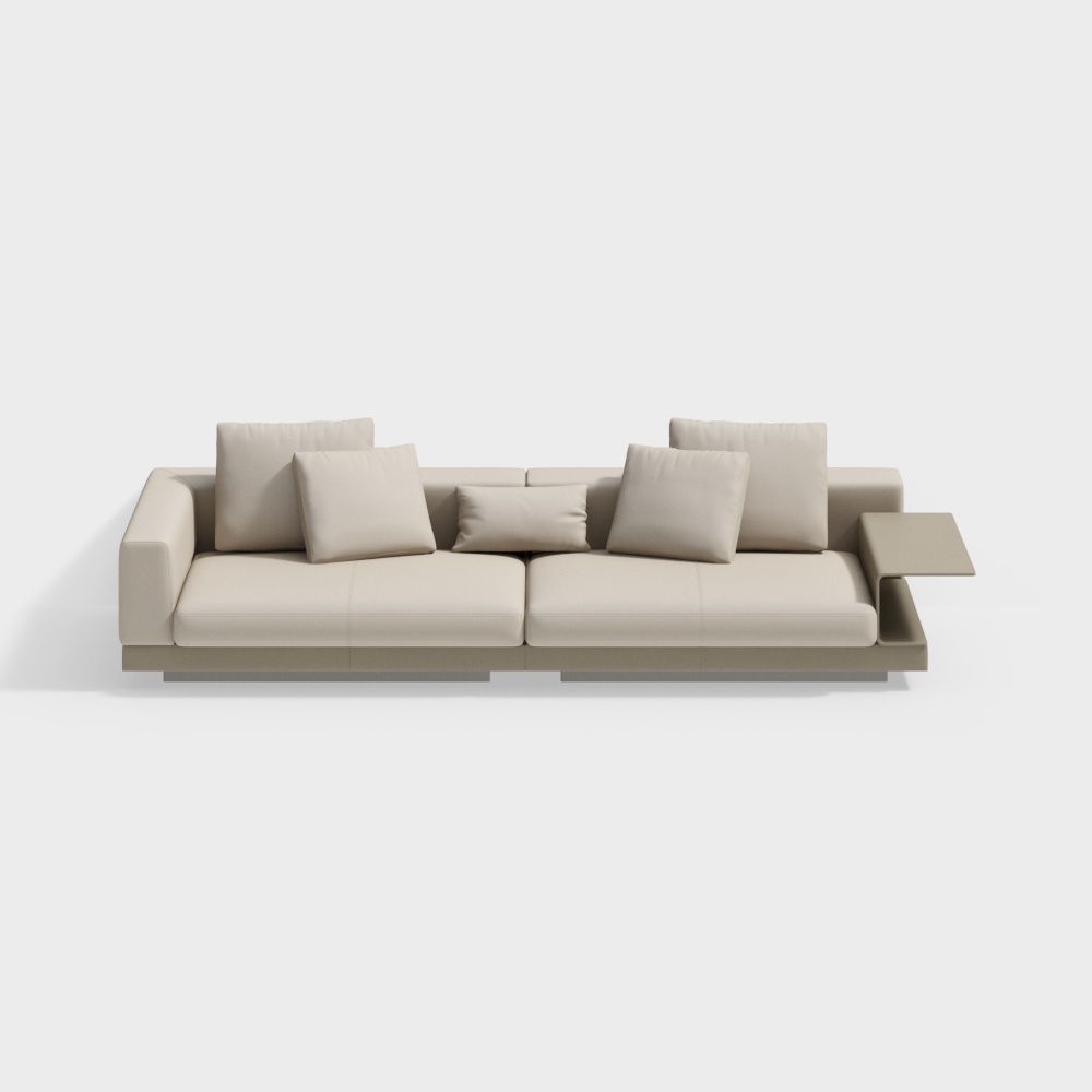 Modern minimalist elegant series CLJ-CX-2176 large straight sofa 3200mm