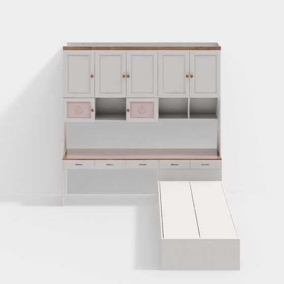 Urban Elegance Wall Unit 3D model