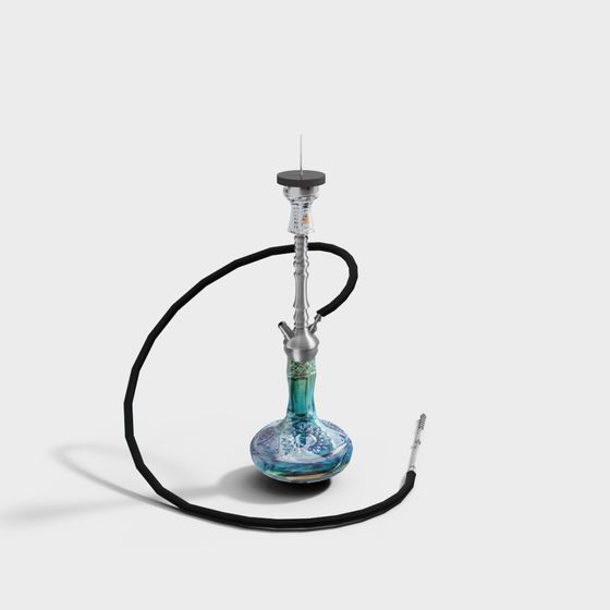 Shisha Oasis 3D Model for Creative Projects