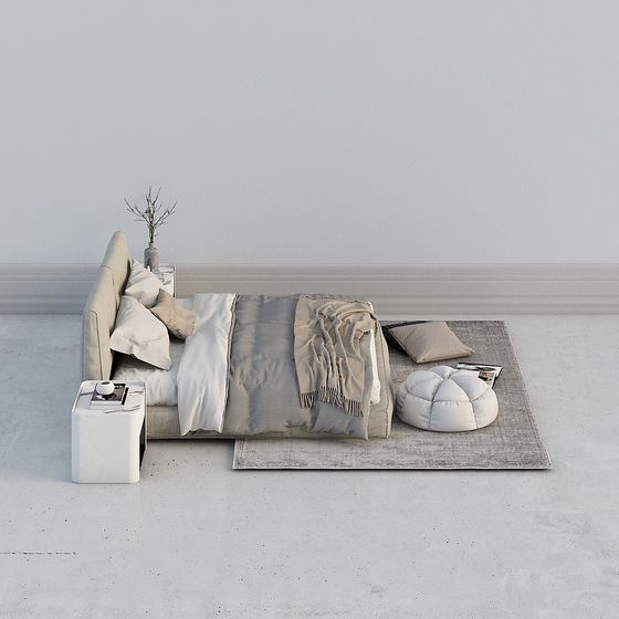 Urban Rest Bedroom 3D model