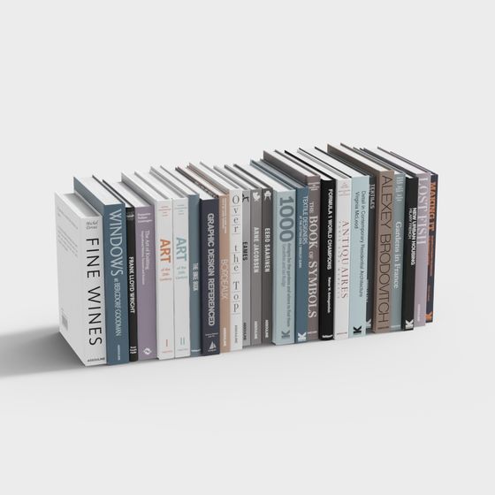 Sách của cửa hàng văn phòng phẩm hiện đại