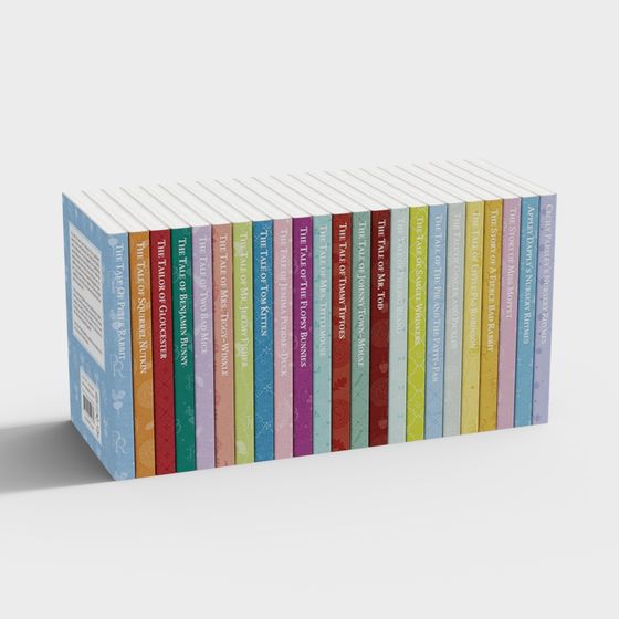 Children's Bookshelf 3D model