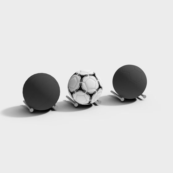 Sport Ball 3D Models Collection