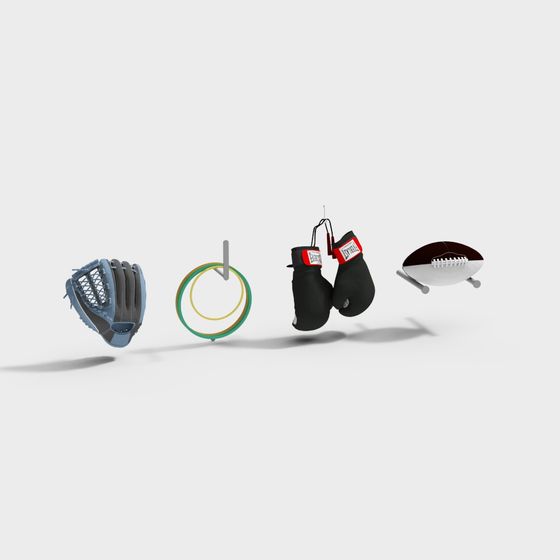 Dynamic Sports Gear 3D Model Collection