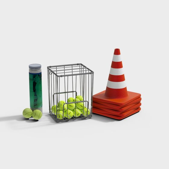 Sports Equipment 3D model for Creative Projects