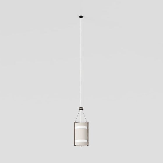 Minimalistic Low-Poly Hanging Light 3D model