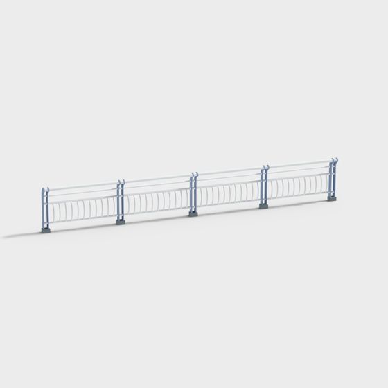 Urban Guardrail 3D model