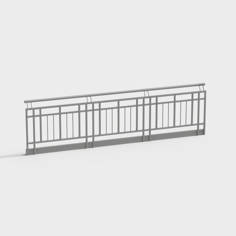 Metal guardrail