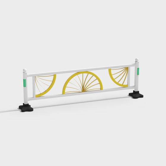 Modern Elegance 3D Railing Model