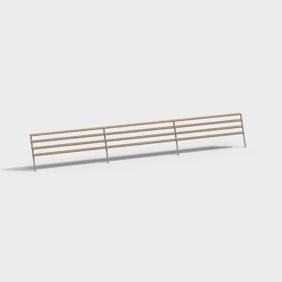 Minimalist and Functional Bench 3D Model