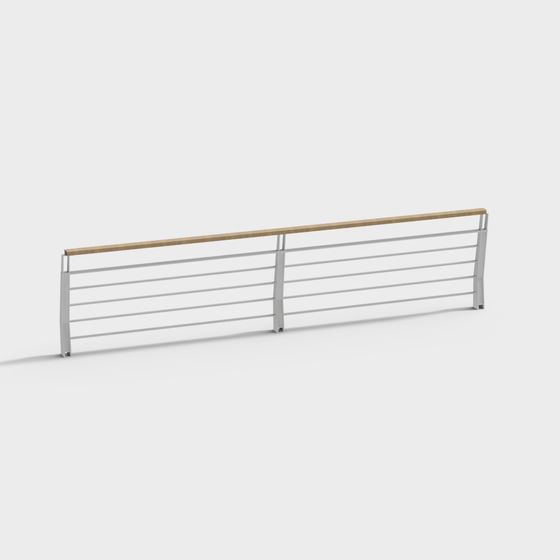 Modern Urban Railing 3D model