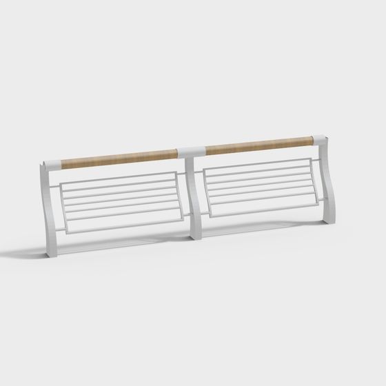 Modern Urban Railing Design 3D model