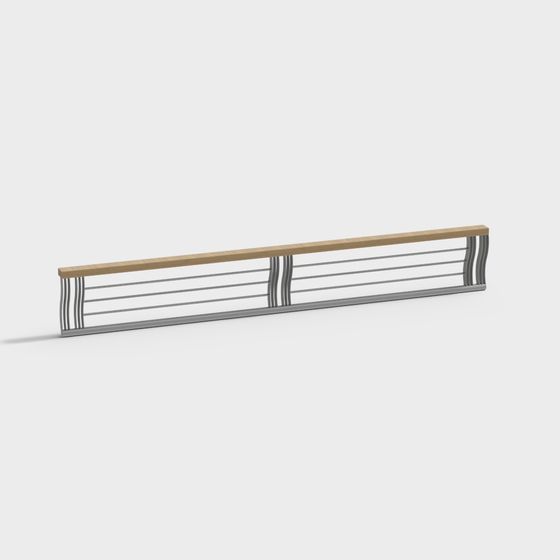 Modern City Bench 3D model