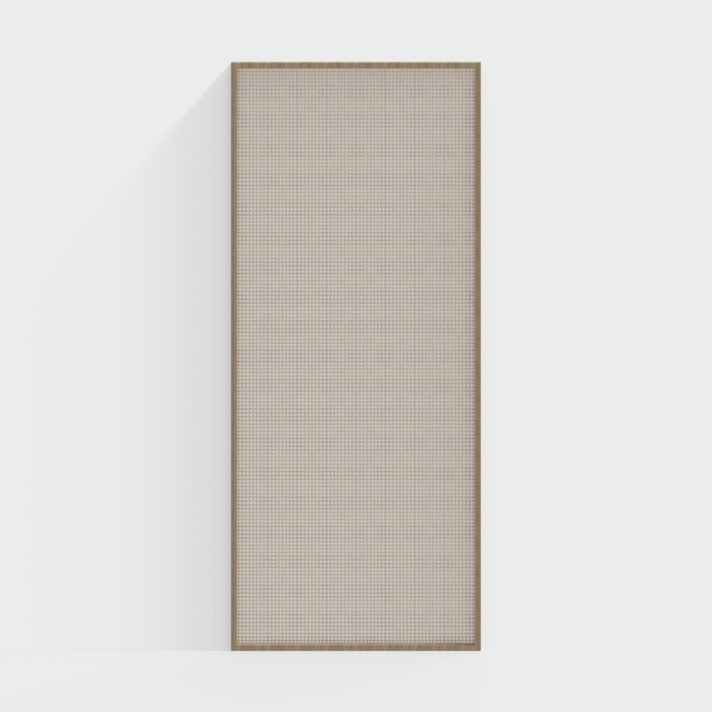 Hollow bamboo partition