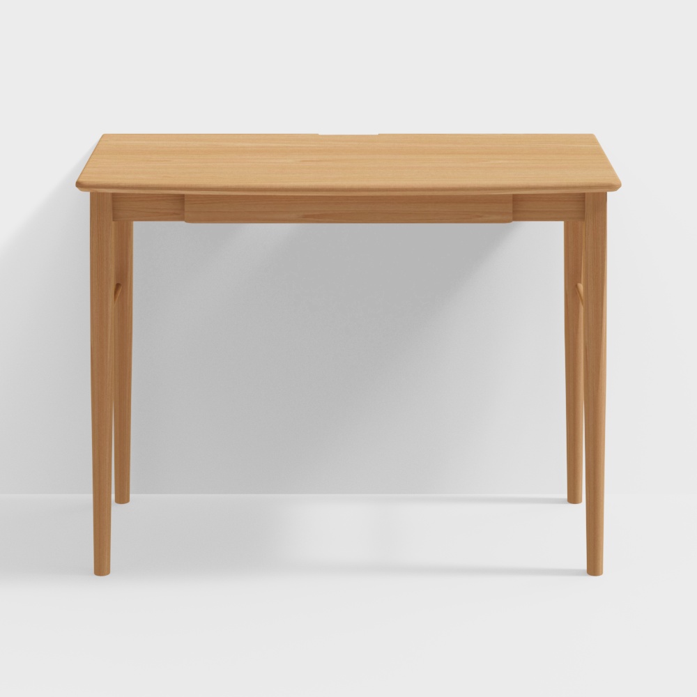 Stylish Low-Poly Wooden Table 3D model